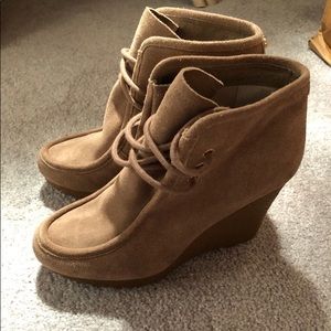 MK suede booties - brand new size 6.5